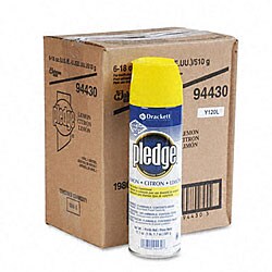Pledge Furniture Polish - Lemon Scent  (6/Carton)