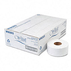 Jumbo Roll Two-ply Toilet Tissue - (12 Rolls/ Carton)