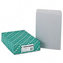 Executive Gray Clasp Envelopes - 12 x 15-1/2 (100/Box)