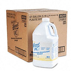 Lysol Brand I.C. Quaternary Disinfectant Cleaner - Gallon Bottle  (Pack of 4)