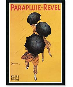 Leonetto Cappiello 'Parapluie - Revel' Framed PosterZ