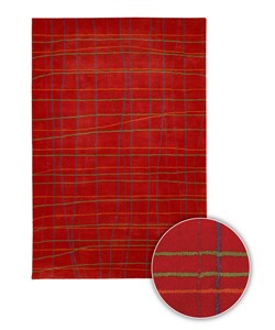 Hand-tufted Contemporary Alana Wool Rug (8' x 11')