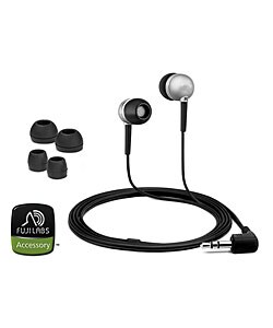 FujiLabs Silver Acoustic Isolation Silicone Earbuds