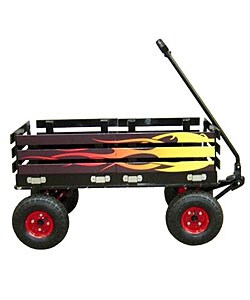 Pit Wheeler Stake Bed Wooden Wagon