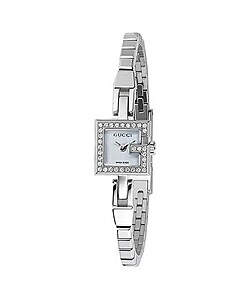 Gucci 102G Mother of Pearl Dial Diamond Watch