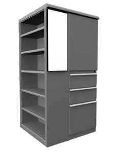 Marvel Steel Storage Shelf Tower