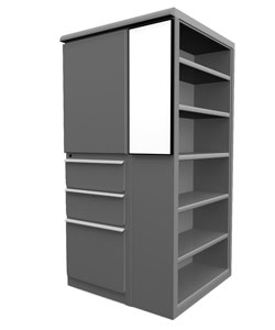 Marvel Steel Storage Shelf Tower