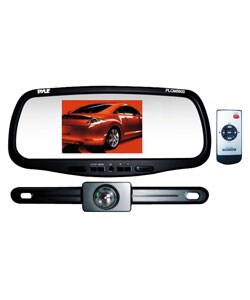 Pyle 5.8-inch LCD Rearview Mirror Monitor with Camera (Refurbished)