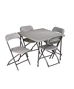 Office Star 5-piece Folding Table and Chair Set