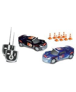 Blue Hat 2-pack RC Race Car Set