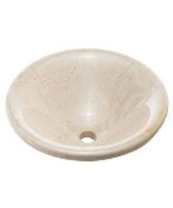 DeNovo Cream Marfil Cone Stone Vessel Sink Set