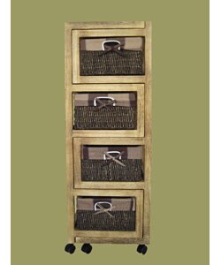 4-drawer Natural Expandable Chest