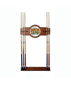 Texas Hold 'Em 2-piece Cue Rack with Mirror
