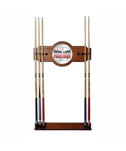 Four Aces Billiard Cue Wall Rack with Mirror