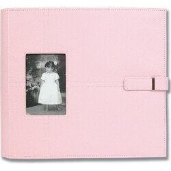 Durham Urban Pink Postbound Scrapbook Album