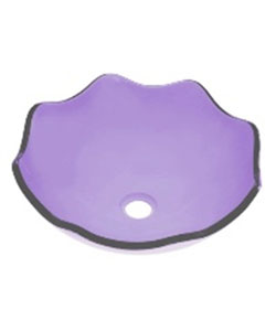 DeNovo Sardinia Clear Lavender Oyster Glass Vessel