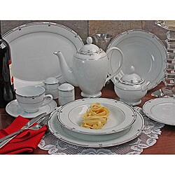 Rio Formal 49-piece Porcelain Dinnerware Set