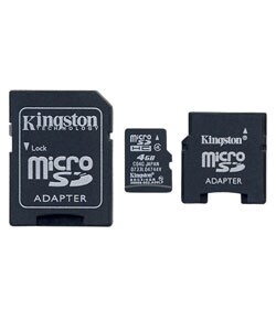 Kingston 4 GB Micro/ Mini Dual Memory Card