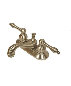 Brushed Nickel Centerset Bathroom Faucet