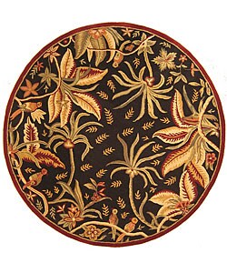 Hand-tufted Shams Wool Rug (8' Round)