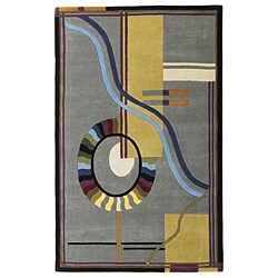 Handmade Elite Contemporary Wool Rug (8' x11')