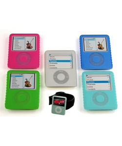 Apple Nano 3rd Gen iPod Silicone Case w/ Armband