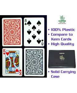 Copag 2-pack Plastic Poker-size Playing Cards (Case of 12)