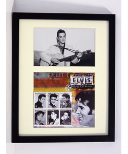 Elvis Presley Framed Stamp Collection