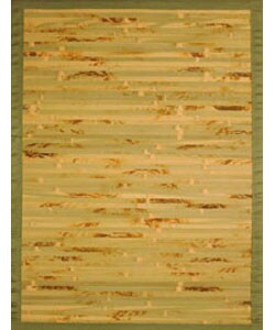 Handmade Variegated Bamboo Rug (3' x 5')