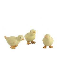 Baby Chicken Figurines (Set of 3)