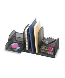 Safco Onyx Mesh Multipurpose Desk Organizer