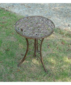 Iron Round Plant Table