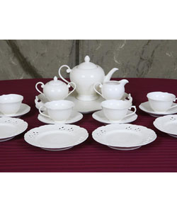 Caldo-Freddo Premium Porcelain 15-piece Tea Set