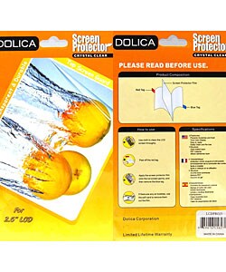 Dolica 2.5-inch LCD Screen Protector