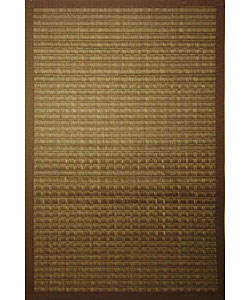Tan Woven Bamboo Rug (3' x 5')