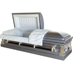 Sterling Deluxe Stainless Steel Casket