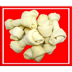 6-inch Rawhide Dog Bones (36 pieces)