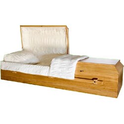 Earth, Wind & Fire Deluxe Natural Wood Casket