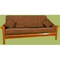 3-piece Chenille Futon Cover Set