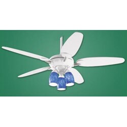 Hunter Midtown Satin White 3-light Ceiling Fan