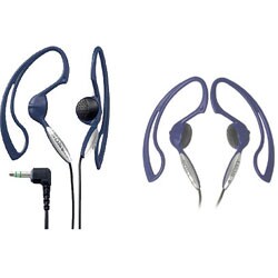 Sony Clip-on Style Blue Stereo Headphones