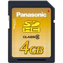 Panasonic 4GB SD High Capacity Memory Card