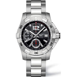 Longines Men's HydroConquest Diver's Black Dial Automatic Watch