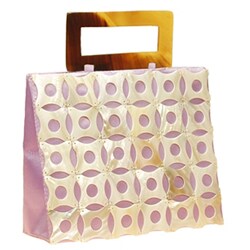 Mad By Design Lavender Scallops Handbag