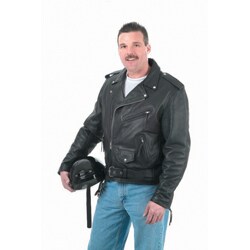Legend Men's Motorcycle Leather Jacket