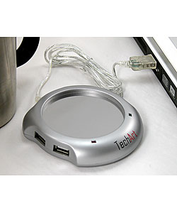 Tech Art USB Cup Warmer with 4-port USB Hub