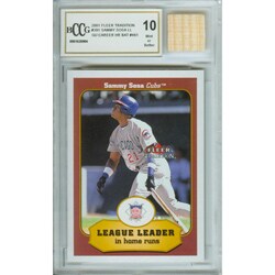 Sammy Sosa Card and Game Used Home Run Bat