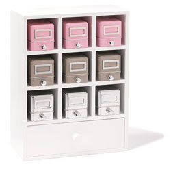 Magpie White Nesting Storage System