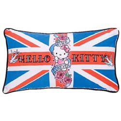 Hello Kitty Tattoo England Decorative Pillow