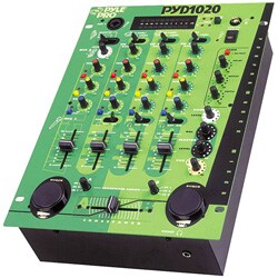 Pyle 3-Channel DJ Trick Mixer with Punch and Echo